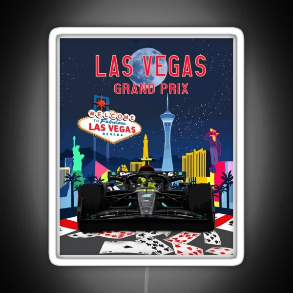 2023 Las Vegas Grand Prix No44 RGB Neon Sign