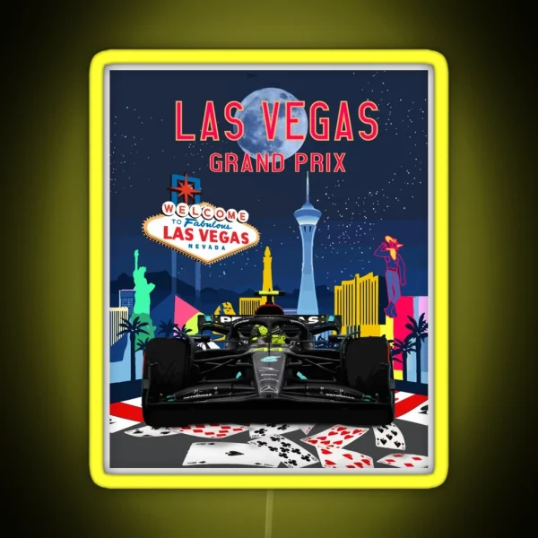 2023 Las Vegas Grand Prix No44 RGB Neon Sign