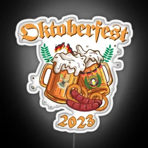 2023 Oktoberfest Beer Festival Gear RGB Neon Sign