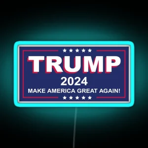 2024 Make America Great AGAIN RGB Neon Sign