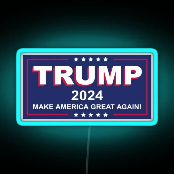 2024 Make America Great AGAIN RGB Neon Sign