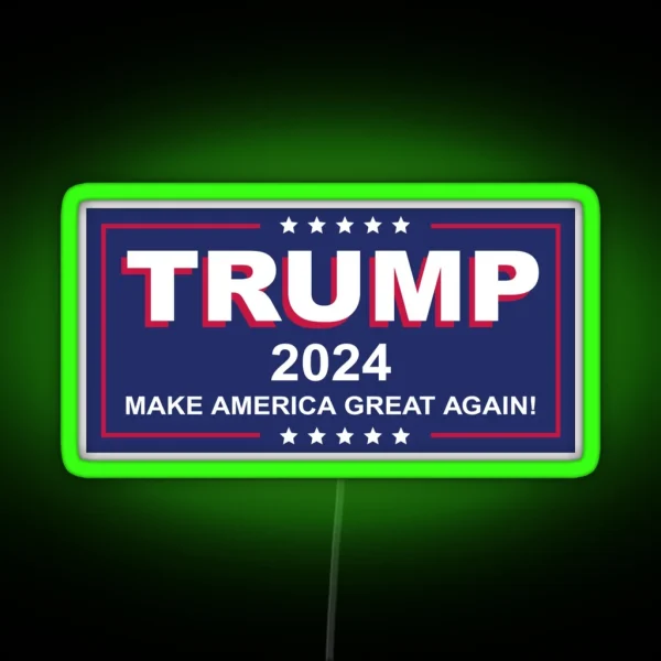 2024 Make America Great AGAIN RGB Neon Sign