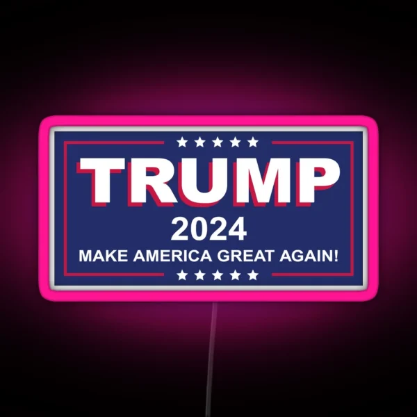 2024 Make America Great AGAIN RGB Neon Sign