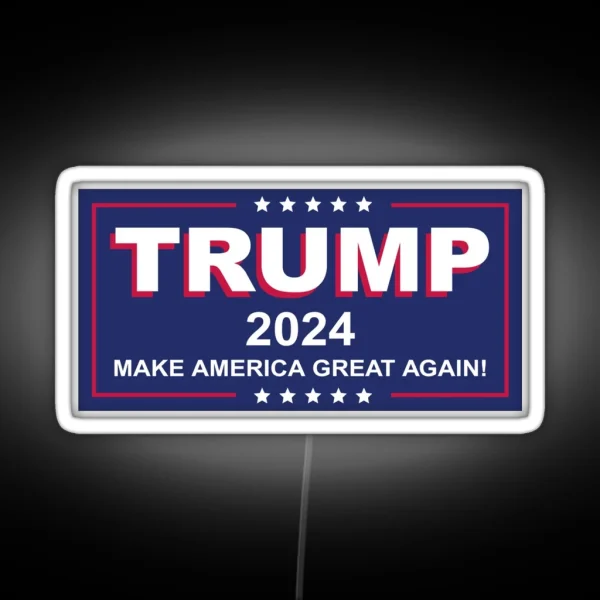 2024 Make America Great AGAIN RGB Neon Sign