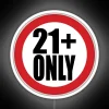 Retro Modern Bar Neon Accent Wall Decoration with Warning Message