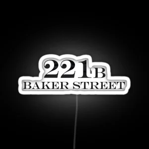 221B Baker Street RGB Neon Sign