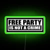 Unique RGB Neon Sign Adds Vibrant Party Ambiance to Modern Spaces