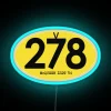 Vintage Motorcycle Racing Tribute Neon Sign, Retro ISDT 1964 Design