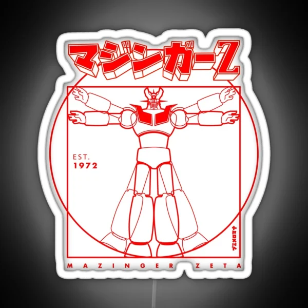 291 Mazinger Z Rprint RGB Neon Sign