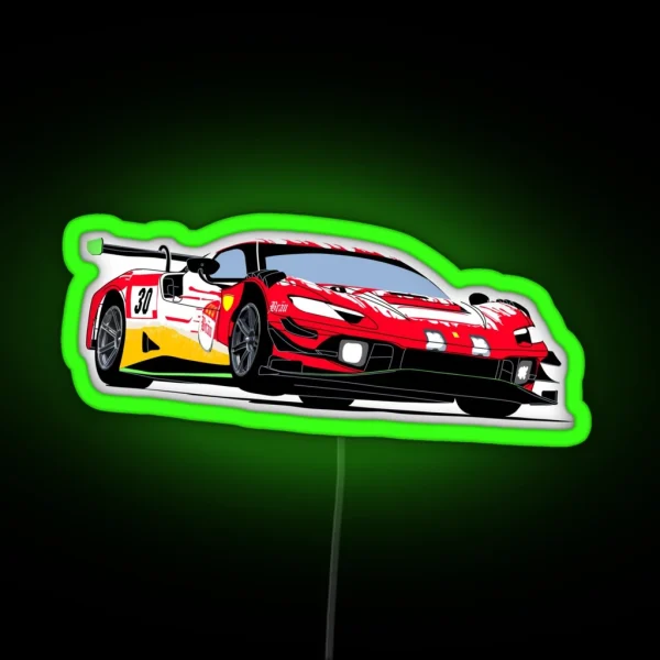 296 GT3 RGB Neon Sign