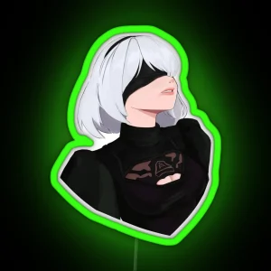 2B Nier Automata RGB Neon Sign