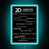 2D Animation Process Poster RGB Neon Sign - Image 2