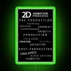 2D Animation Process Poster RGB Neon Sign - Image 3