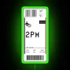 Modern Air Travel Decor with RGB Lighting and Neon Sign