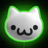 Whimsical Feline Home Decor 3D Cat Neon Accent Sign