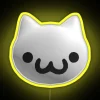 Color Changing LED Cat Neon Sign in Red Blue Green