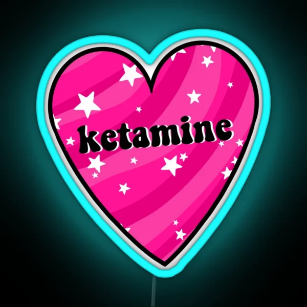 3 Ketamine 3 RGB Neon Sign