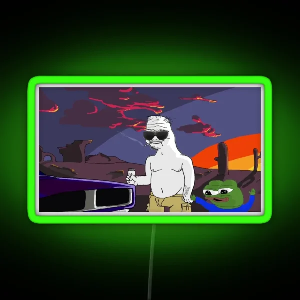 30 Year Old Boomer RGB Neon Sign