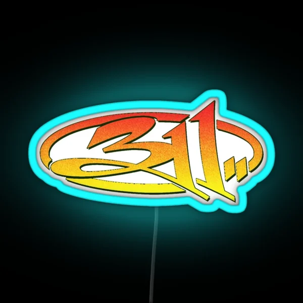 311 Band Logo Tour 2019 2020 Oranye RGB Neon Sign