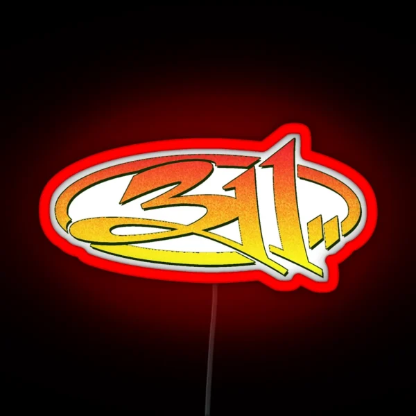 311 Band Logo Tour 2019 2020 Oranye RGB Neon Sign