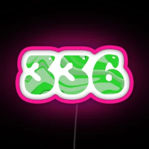 336 Area Code RGB Neon Sign