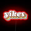 Retro Vibes Electric Neon Sign with Colorful 3D Glowing Effects