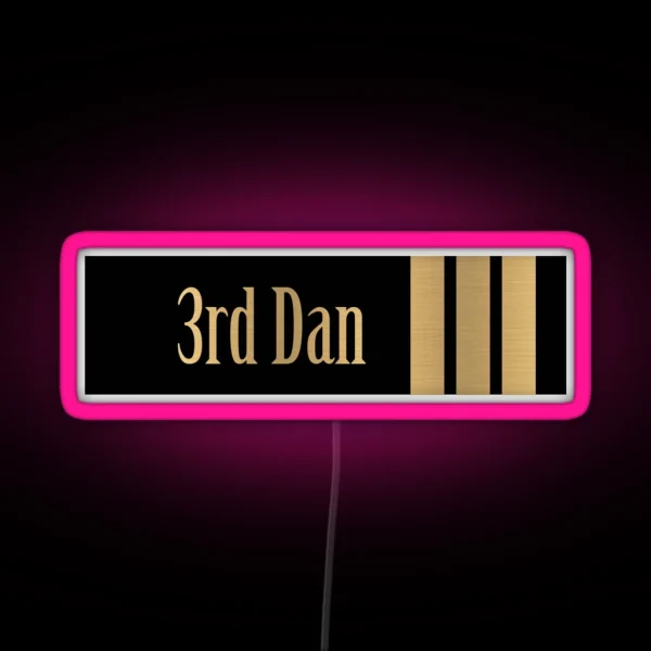 3rd Dan RGB Neon Sign