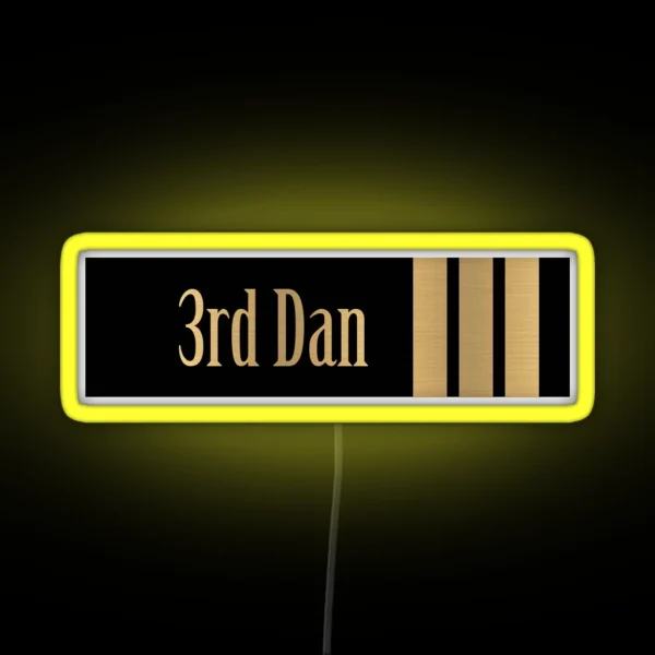 3rd Dan RGB Neon Sign