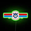 Vintage inspired retro decor 412 wide astroganga rgb neon.
