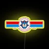 Vintage inspired retro wide angle RGB neon LED signage display