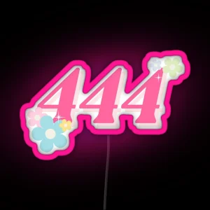 444 Angel Number RGB Neon Sign