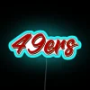 49ers Name RGB Neon Sign - Image 2