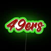 49ers Name RGB Neon Sign - Image 3