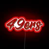49ers Name RGB Neon Sign