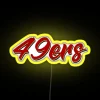 49ers Name RGB Neon Sign - Image 5