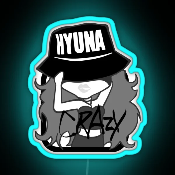 4MINUTE Hyuna Crazy RGB Neon Sign