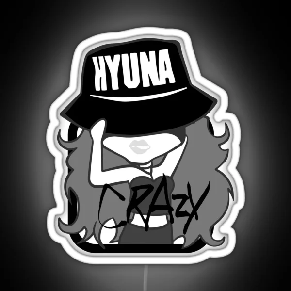 4MINUTE Hyuna Crazy RGB Neon Sign