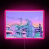 Vibrant Tokyo evening ambiance with soft, glowing 5PM RGB lights.