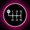 Customizable 6-Speed Manual Transmission Shift Pattern Neon Light Sign Decoration