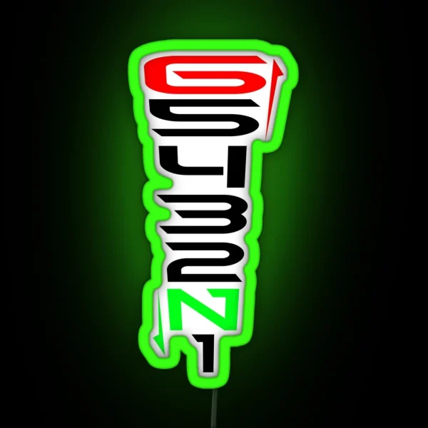 65432N1 One Down Five Up RGB Neon Sign