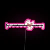 Customizable Neon Sign with Colorful RGB Lights and Artisanal Touches