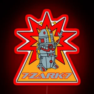 7 Zark 7 From Battle Of The Planets RGB Neon Sign