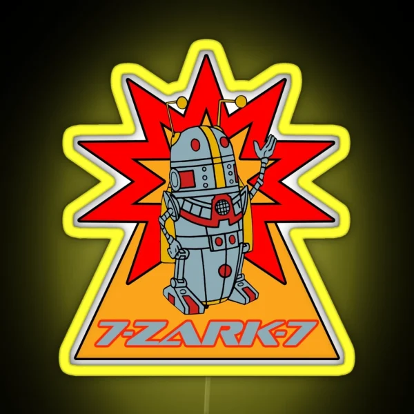 7 Zark 7 From Battle Of The Planets RGB Neon Sign