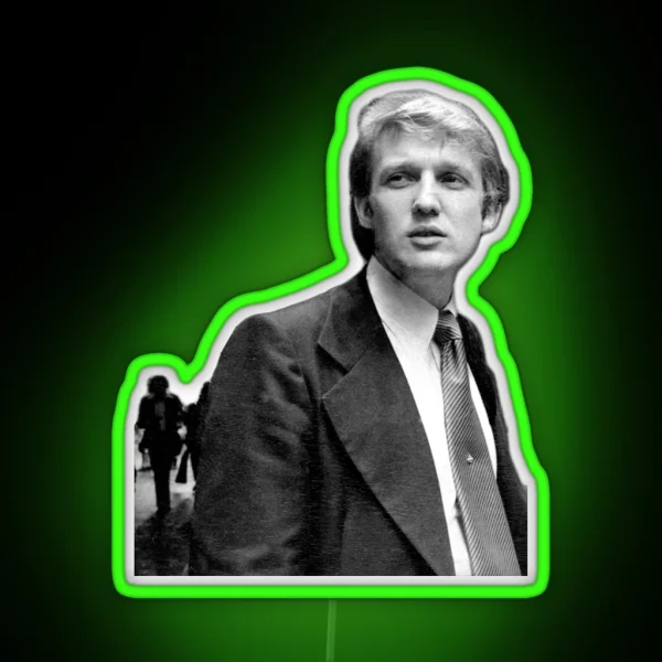 70 S Trump Out And About RGB Neon Sign