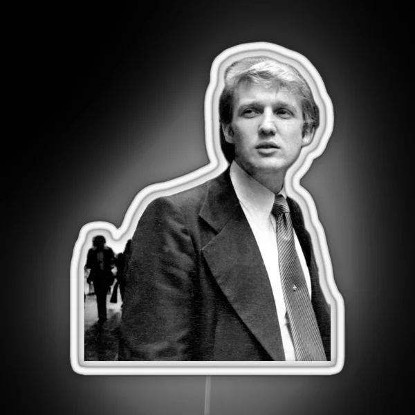 70 S Trump Out And About RGB Neon Sign