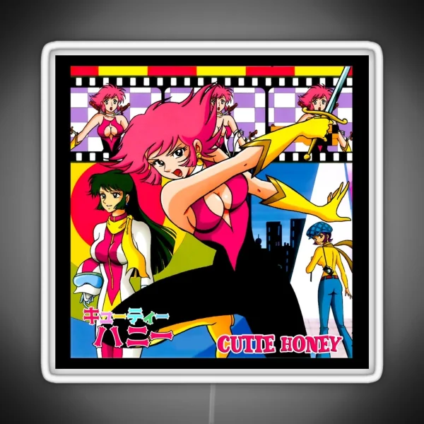 70s Cutie Honey RGB Neon Sign