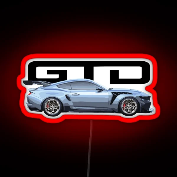 7th Gen S650 Gt3 Gtd Dark Horse Mustang GT V8 RGB Neon Sign