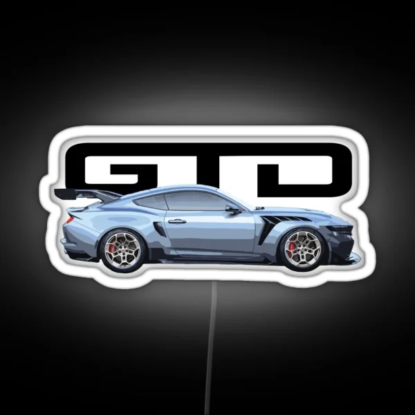7th Gen S650 Gt3 Gtd Dark Horse Mustang GT V8 RGB Neon Sign