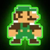 8 Bit Super M Pixel Graphic Green RGB Neon Sign - Image 3