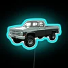 Vintage 80s Retro Style Customizable Neon Sign for Trucks Enthusiasts